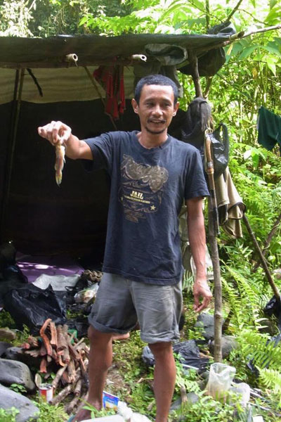 Head guide, Wanda loves to catch fish for our guests!